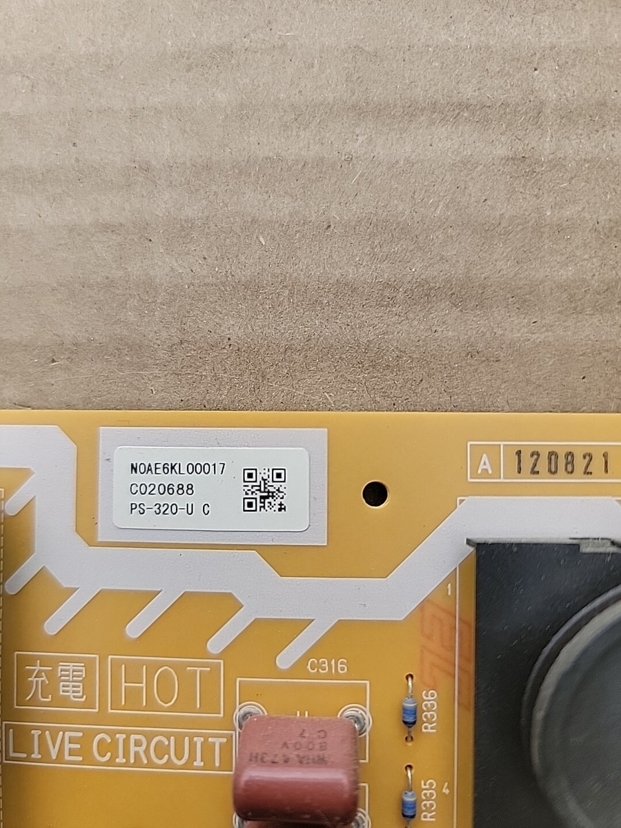PIECES DETACHEES: Carte d'alimentation Tv Panasonic TX-50DXE720E TNPA6198 TZRNP01XSVEV - D'occasion en très bon état PIECES DETACHEES: Carte d'alimentation Tv Panasonic TX-50DXE720E TNPA6198 TZRNP01XSVEV - D'occasion en très bon état