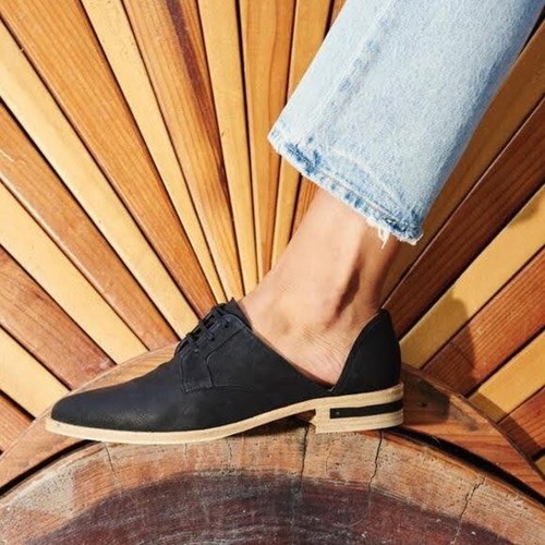 Wit D'orsay Oxford Mule Loafers Black 