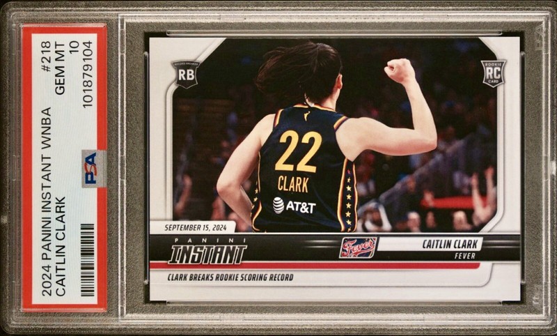 2024 PANINI INSTANT#218 CAITLIN CLARK PSA 10💎GEM MINT💎WNBA GOAT 🏀OWN HISTORY