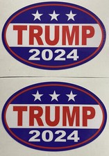 X2 MAGA MAKE AMERICA GREAT AGAIN TRUMP DECAL WINDOW BUMPER STICKER POLITICAL USA