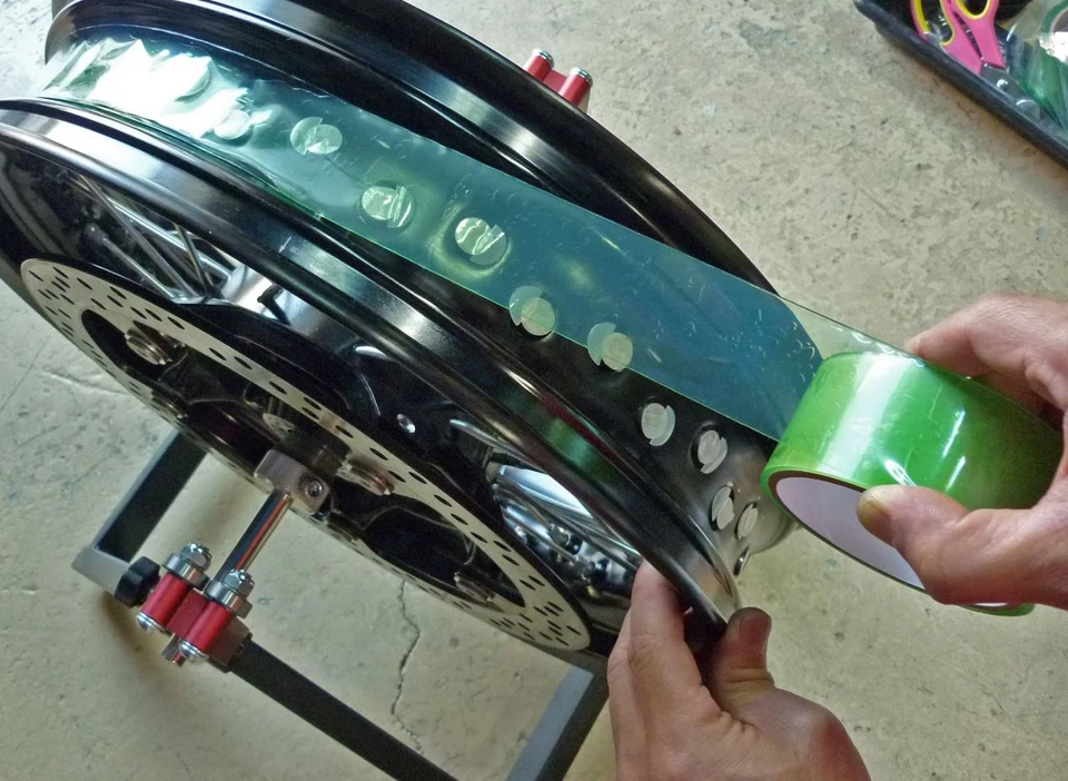 Kit de rueda tubeless Kawasaki Versys X 250/300 radios llanta FR2153D OUTEX Foto 4 de 4