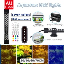 Aquarium Fish Tank RGB LED Light Lamp Sunrise and sunset timing setting 20-70CM