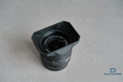 Lens Hood For Fujifilm XC 15-45 Rectangle Resin Black XC1545 Lens