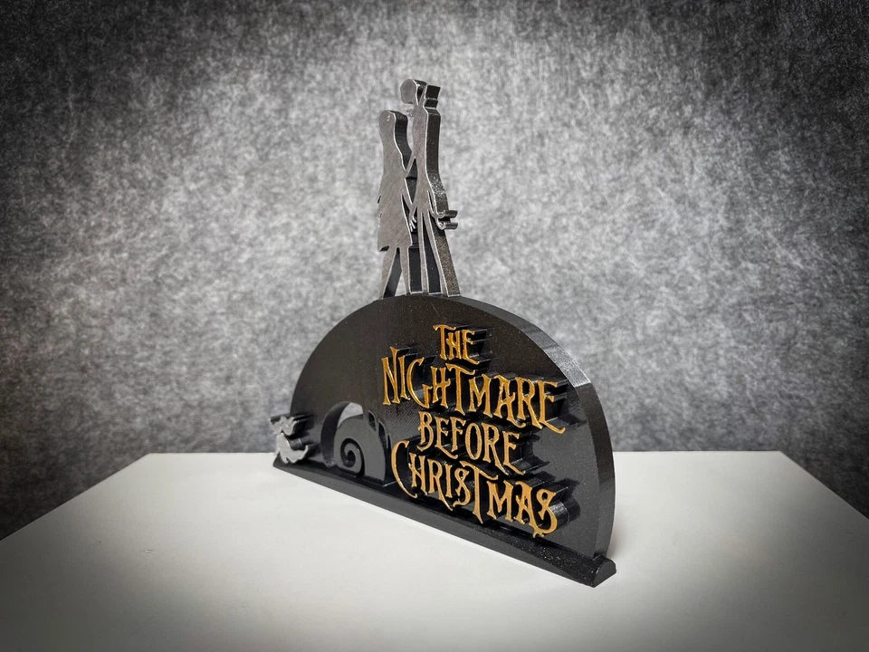 Figura de Acción Pesadilla Antes de Navidad Nerd Geek Edición Regalo Colección Película Foto 3 de 4