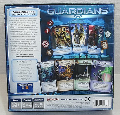 Guardians Board Game Plaid Hat Games Superhero Card Game by Callin Flores - Picture 6 of 6