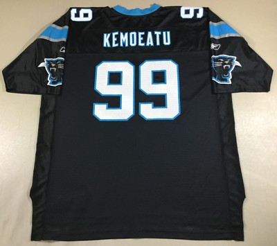 Carolina Panthers Ma'ake Kemoeatu #99 Football-NFL Reebok Jersey