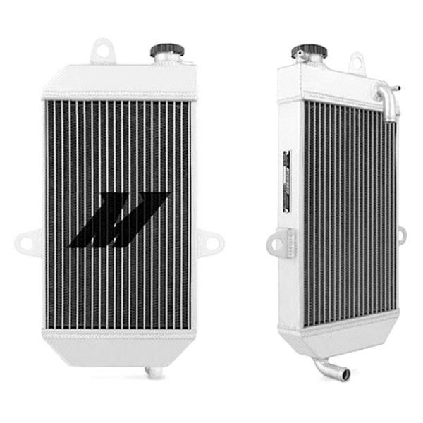 Radiateur Aluminium + Tuyau Silicone Rouge Pour Yamaha Banshee YFZ350 1987-2006 - Refroidissement 40% Supérieur - Compatible ATV