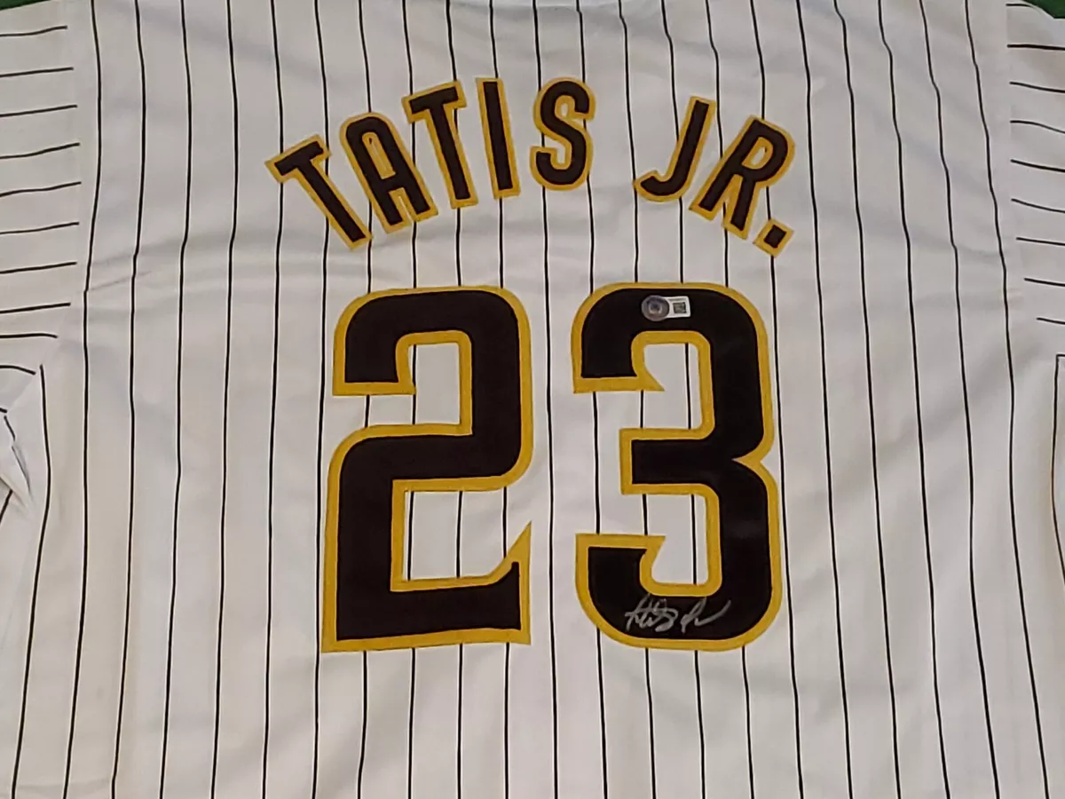 Fernando Tatis Jr. Signed El Nino Jersey Autographed Beckett BAS Witnessed