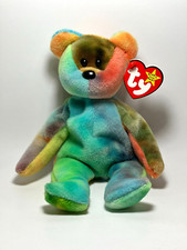 TY Beanie Baby GARCIA 4th Gen HT/3rd Gen TT Style 4051 Tie Dye 1995 MINT Vintage