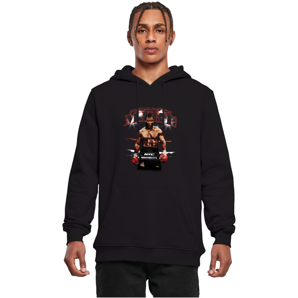 SACAI Felpa con cappuccio uomo Mister Tee Dynamite Mike Hoody XS 5XL Black nuova