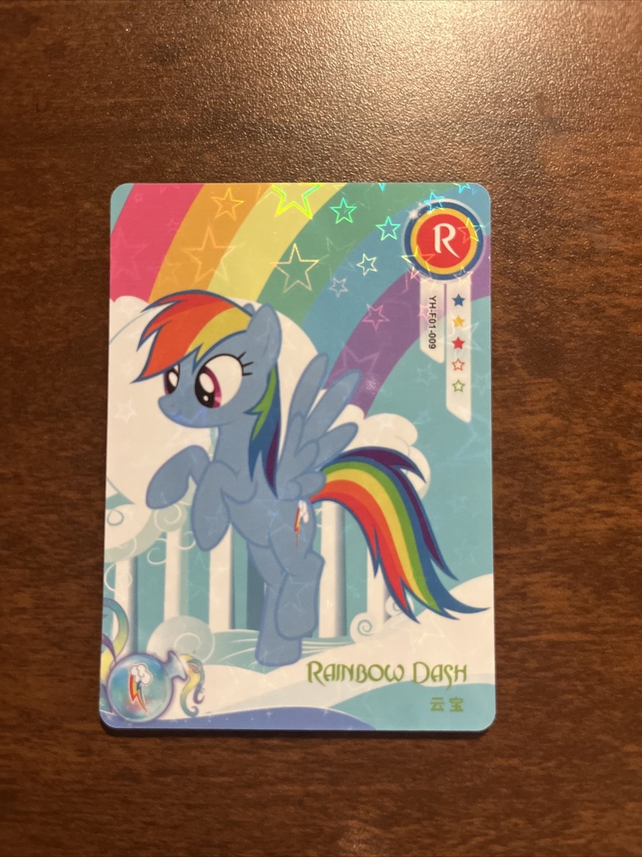 my little pony card kayou Rare Rainbow Dash YH-F01-009 | eBay