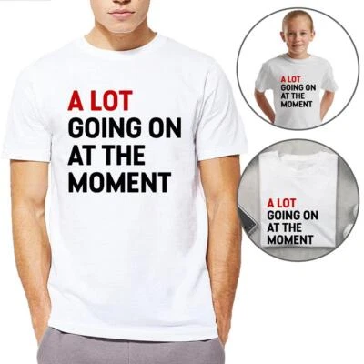 FRUIT OF THE LOOM Unisex Taylor Eras Tour 2024 T-Shirt Swifty Tee - A Lot Going On At the Moment