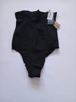 Skims Seamless Sculpt High Waist Thong Women's 4X Onyx Stretch PN-THG-3160 G84