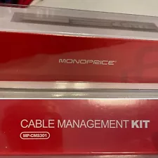 Cable Management Kit Wall Cover Concealer White - MP-CMS301 NEW IN BOX