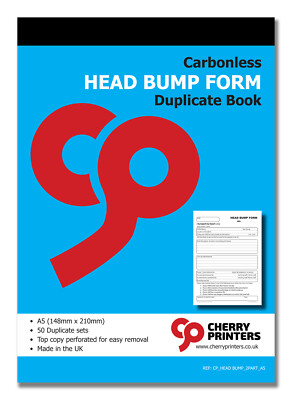 Cherry NCR Schulkopf Stoßform Duplikat Buch A5 50 Sets