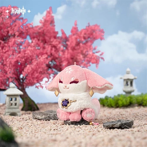 HOT Genshin Impact Yae Miko Fox Plush Doll Stuffed Toy Keychain Backpack Pendant - Bild 3 von 10