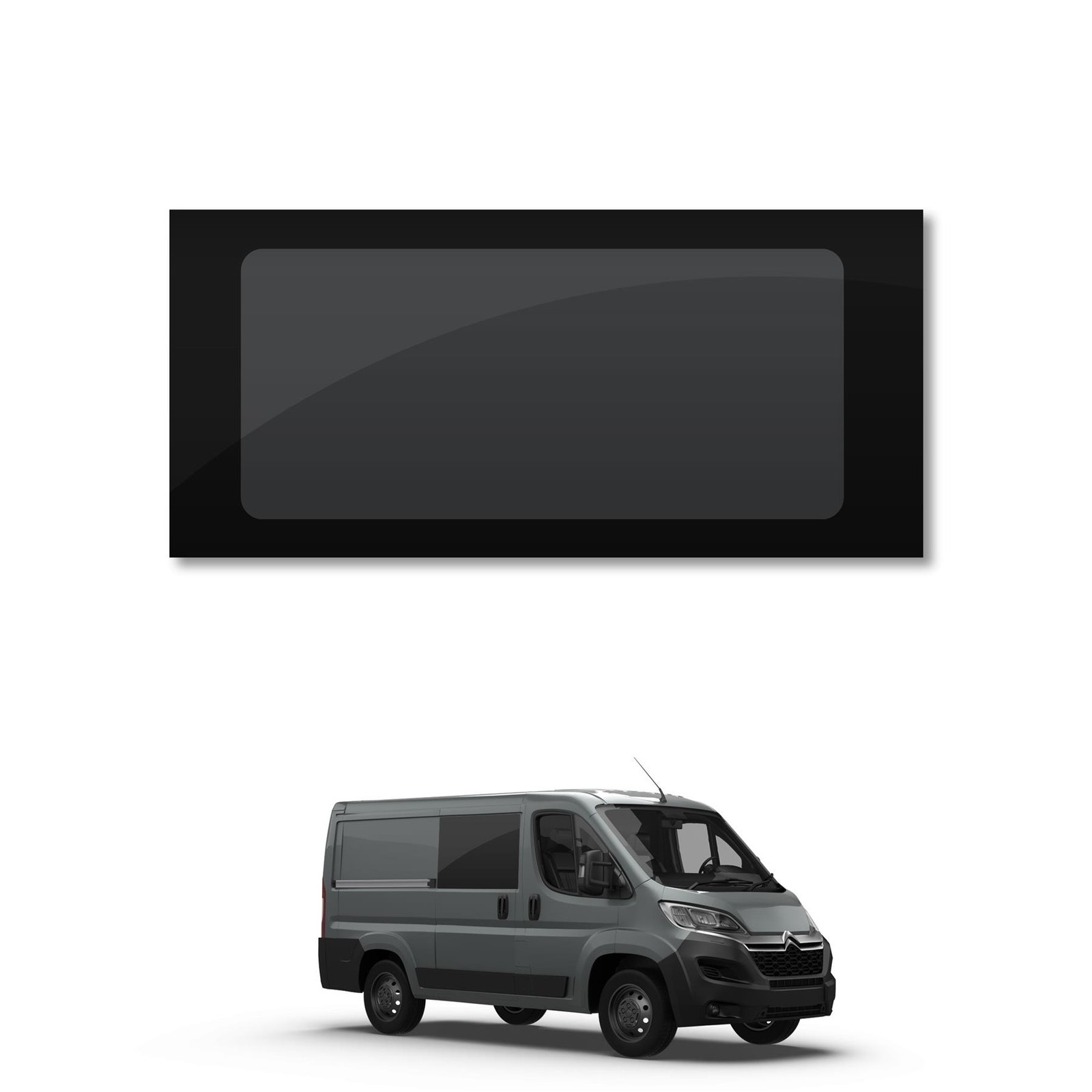 Vauxhall Movano (2021- ) Driver Side Right Hand Panel Dark Tint Window Glass