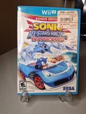 Sonic & All-Star Racing Transformed - Nintendo Wii U Complete & Fast Shipping