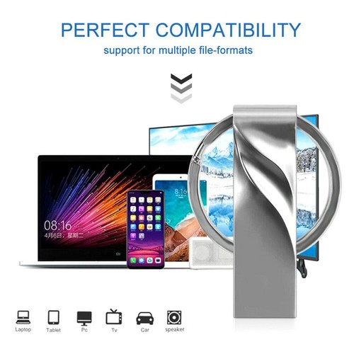 USB Stick 128GB 64GB 32GB 8GB 256M 2.0 Speicherstick Metall Flash Drive Pendrive - Bild 6 von 15