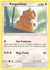 Kangaskhan 128/181 : Uncommon Mint/Near Mint Pokemon Card : SM09: Team Up