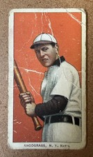 BASEBALL 1909-11 T206 Sweet Caporal 350/30 Fred Snodgrass Batting