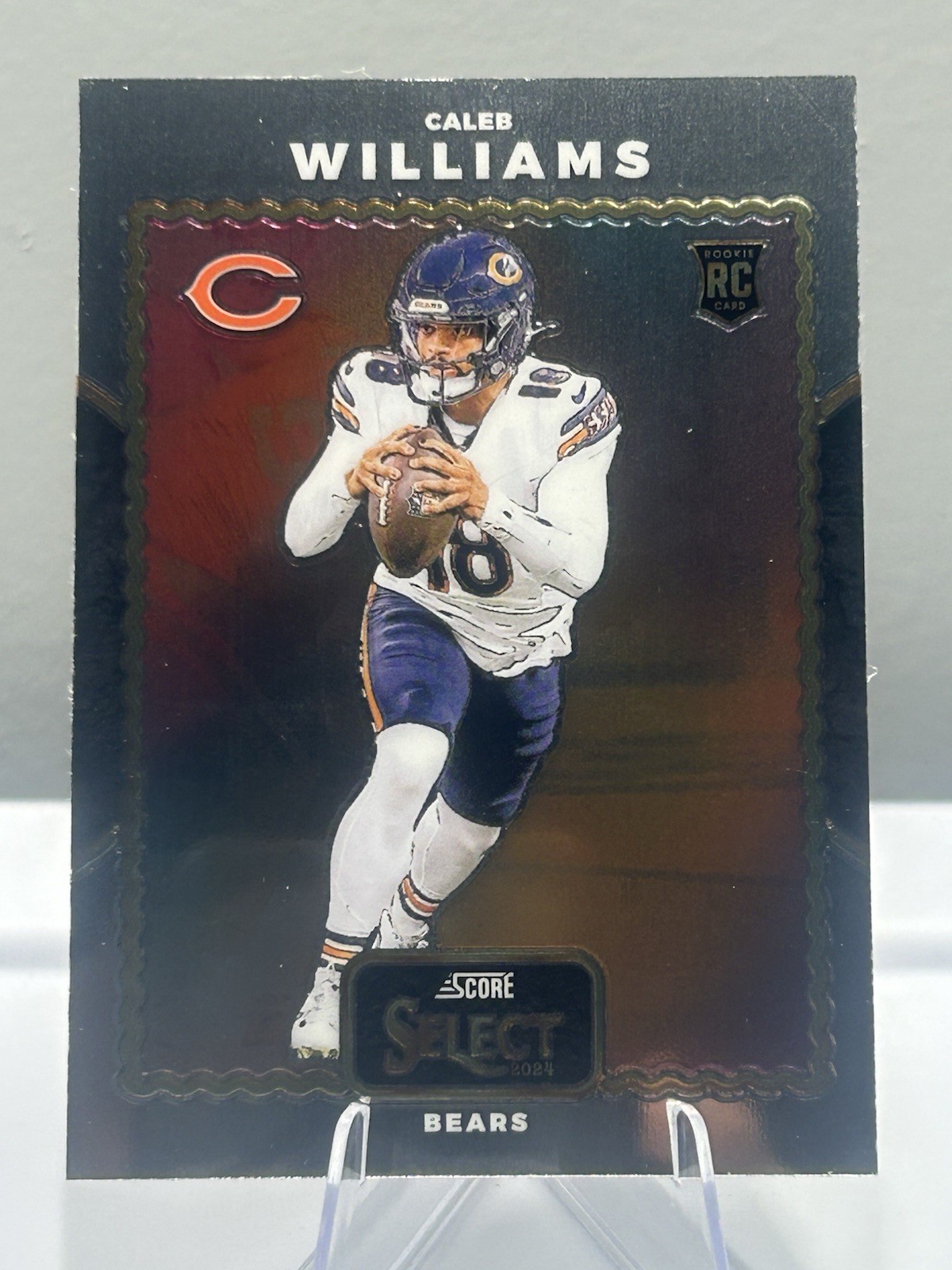 2024 Panini Select - Caleb Williams (RC) Score Select Throwback Silver