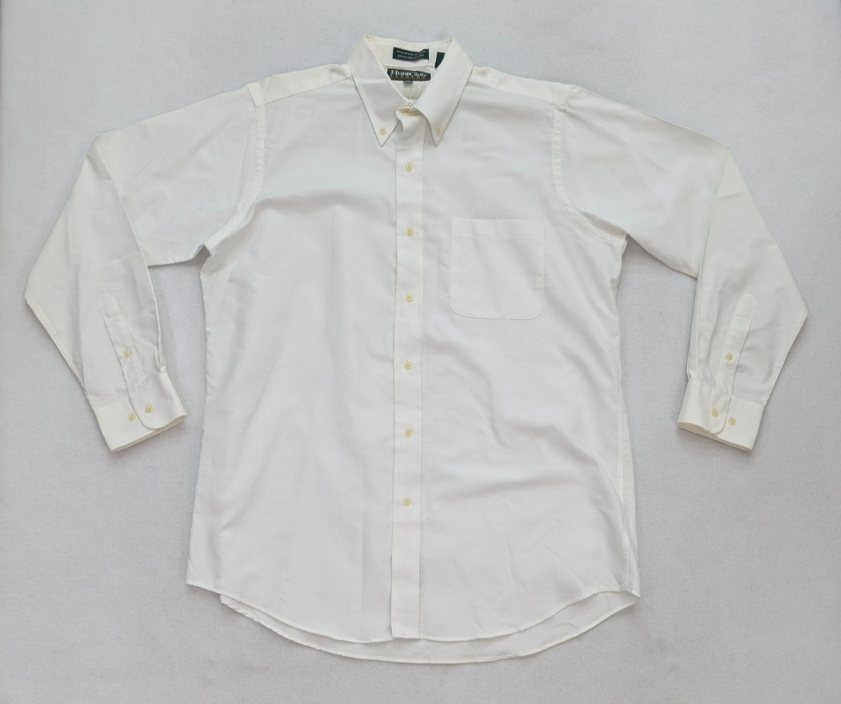 Hunt Club Supreme Men's Dress Shirt Size 16 x 34/35 White Button-Down thumbnail 2