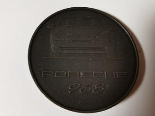 Porsche Kalender Münze 1992 Coin Medaille 968