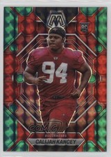 2023 Panini Mosaic Rookies Choice Red & Green Prizm Calijah Kancey #293 f1i