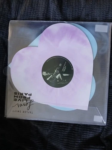 Lover [Live From Paris] Taylor Swift - 2023 Heart Shaped Vinyl