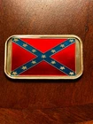 1 Oz. Silver Enameled Confederate Flag Bar