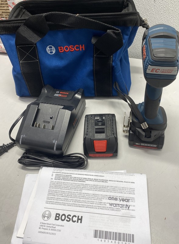Bosch Brushless 18V 1/2" Impact Wrench Kit GDS18V‑221B25‑RT RECONDITIONED