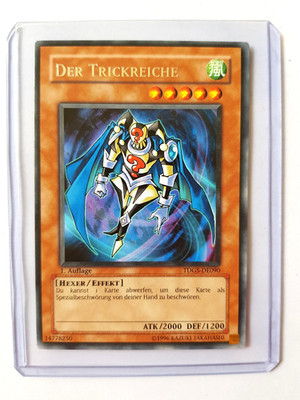 Der Trickreiche TDGS-DE090 Rare 1 Auflage YU-GI-OH Karte EX