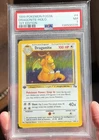 Pokemon 1st edition Fossil Dragonite Holo 4/62 PSA 7
