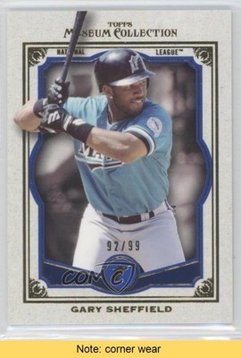 2013 Topps Museum Collection Blue 92/99 Gary Sheffield #58 READ sh7