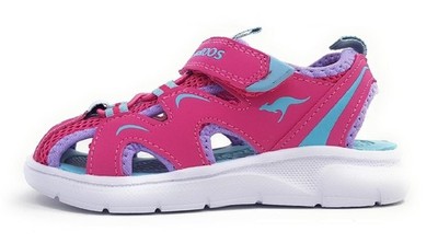 KangaROOS »K-ES Luca« Sandale daisy pink, blue sky, Größe 32 EU, NEU