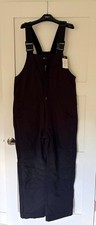 Dickies TB702 Duck Canvas Bib Overalls Black Size M