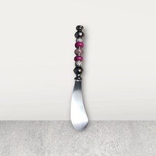 Beaded Cheese and Dip Spreader Handmade 0173