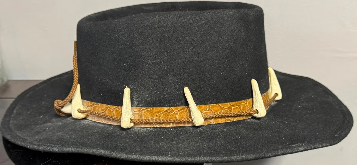 Crocodile DUNDEE II Black Hat Sz M crocodile dundee hat products for sale | eBay main image 2