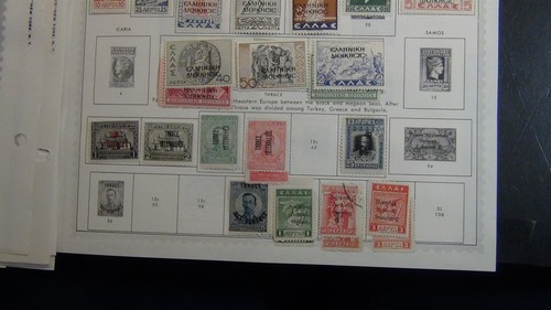Stampsweis Greece collection on various page est 870 or so stamps - Picture 23 of 24