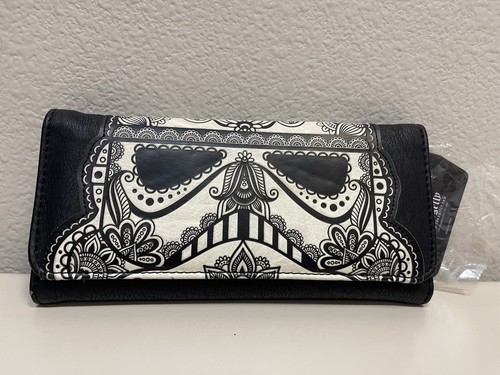 Disney Loungefly Star Wars rare wallet sugar skull storm trooper NWT