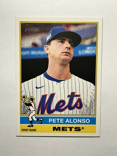 2025 Topps Heritage #374 Pete Alonso | Baseball Card