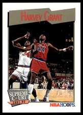 1991-92 Hoops Harvey Grant Washington Bullets #501