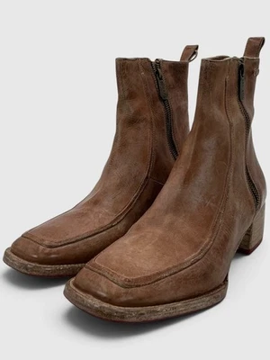 Bed:Stu Bitsy Women's Size 10 Tan Leather Boots - Image 1 of 4