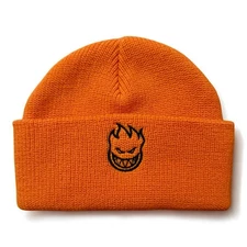 SPITFIRE BIGHEAD ORANGE BEANIE HAT SKATE LOGO CUFF KNIT STREETWEAR NWT