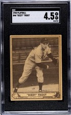 1940 Play Ball Dizzy Trout SGC 4.5 #44 Detroit Tigers
