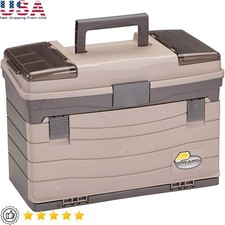 Fishing Tackle Storage Box W/ DuraView Lids Four Drawer Organization System New