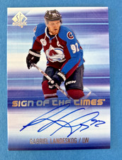 2015-16 SP Authentic Sign of the Times Gabriel Landeskog Auto Colorado Avalanche