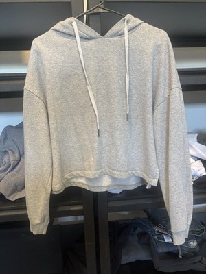 Wild Fable Gray Pullover Hoodie Women's Size L Long Sleeve Crew Neck
