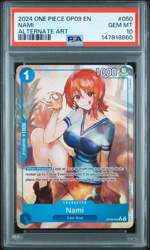 Nami (Parallel) graded PSA 10 for sale on eBay